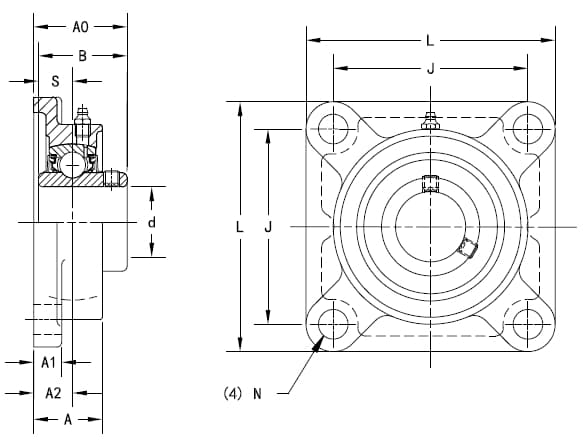 Подшипник Timken UCF213-40