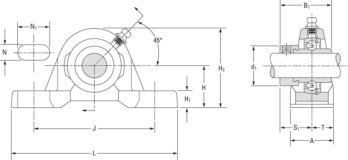 Подшипник Timken RAS 40