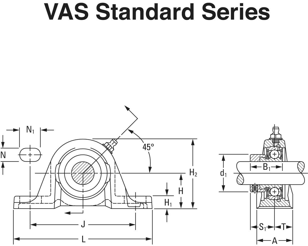 Подшипник Timken VAS1