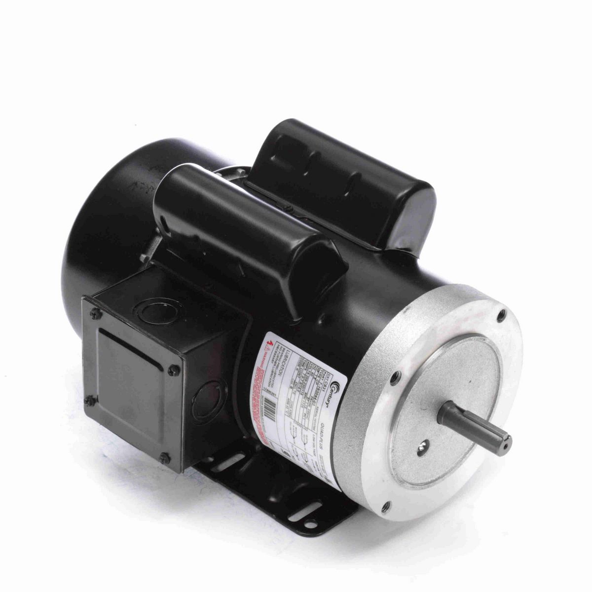General Purpose Motor, 1.5 HP, 1 Ph, 60 Hz, 208-230/115 V, 1800 RPM, X56HC Frame, TEFC - C831