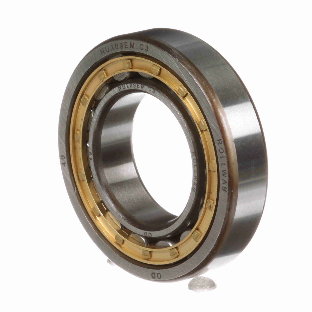 Radial Cylindrical Roller Bearing – Caged Roller - Straight Bore - Unsealed - NU 209 EM C3