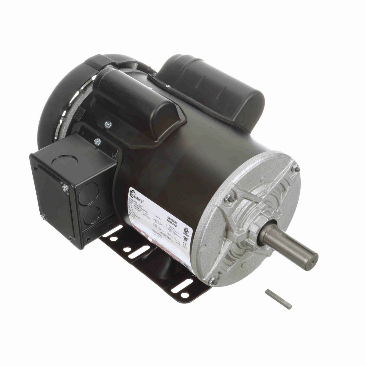 General Purpose Farm Duty Motor, 1.5 HP, 1 Ph, 60 Hz, 115/208-230 V, 1800 RPM, 145T Frame, TEFC - K101V2
