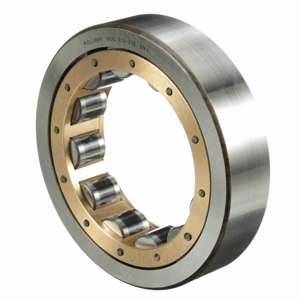 Radial Cylindrical Roller Bearing – Caged Roller - Straight Bore - Unsealed - MUC-315-LIS