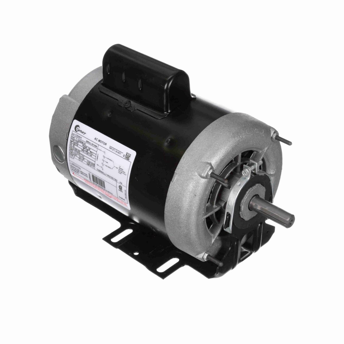 Fan and Blower Motor, 3/4-1/4 HP, 1 Ph, 60 Hz, 208-230 V, 1800 RPM, L56 Frame, DP - C534V1