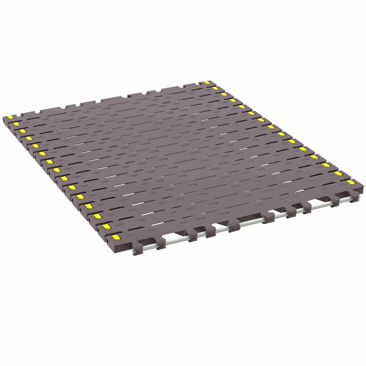 7956B Side-flexing Flush Grid, Material: Brown High Performance, Width: 15in, Pitch: 1.25in - 10324702