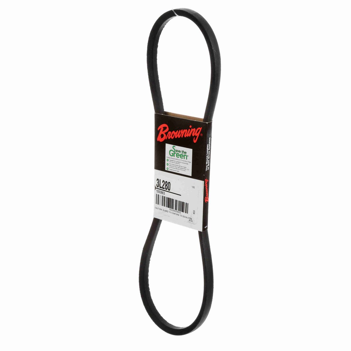 Browning Rubber FHP Belt - 3L280