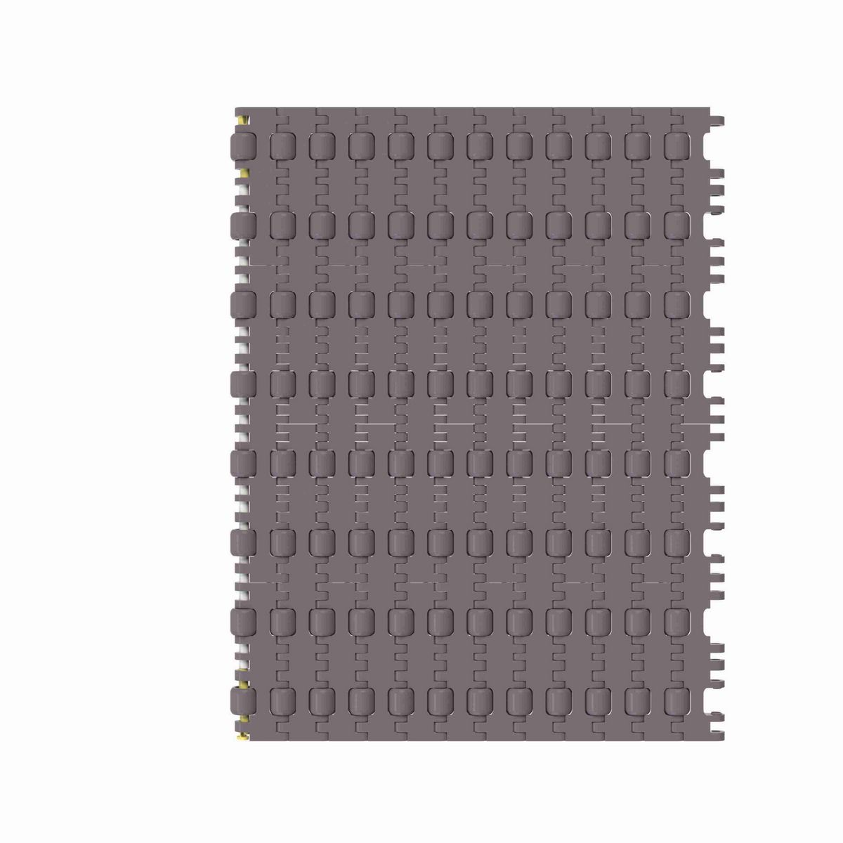 Rexnord 8503 Straight Running Low Backline Pressure, Material: Brown High Performance, Width: 15in, Pitch: 0.75in - 81445285