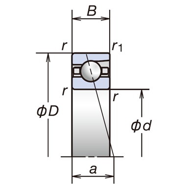 Сверхскоростной высокоточный радиально-упорный шарикоподшипник NSK ROBUST Series 50BNRD10XTRSUHP3
