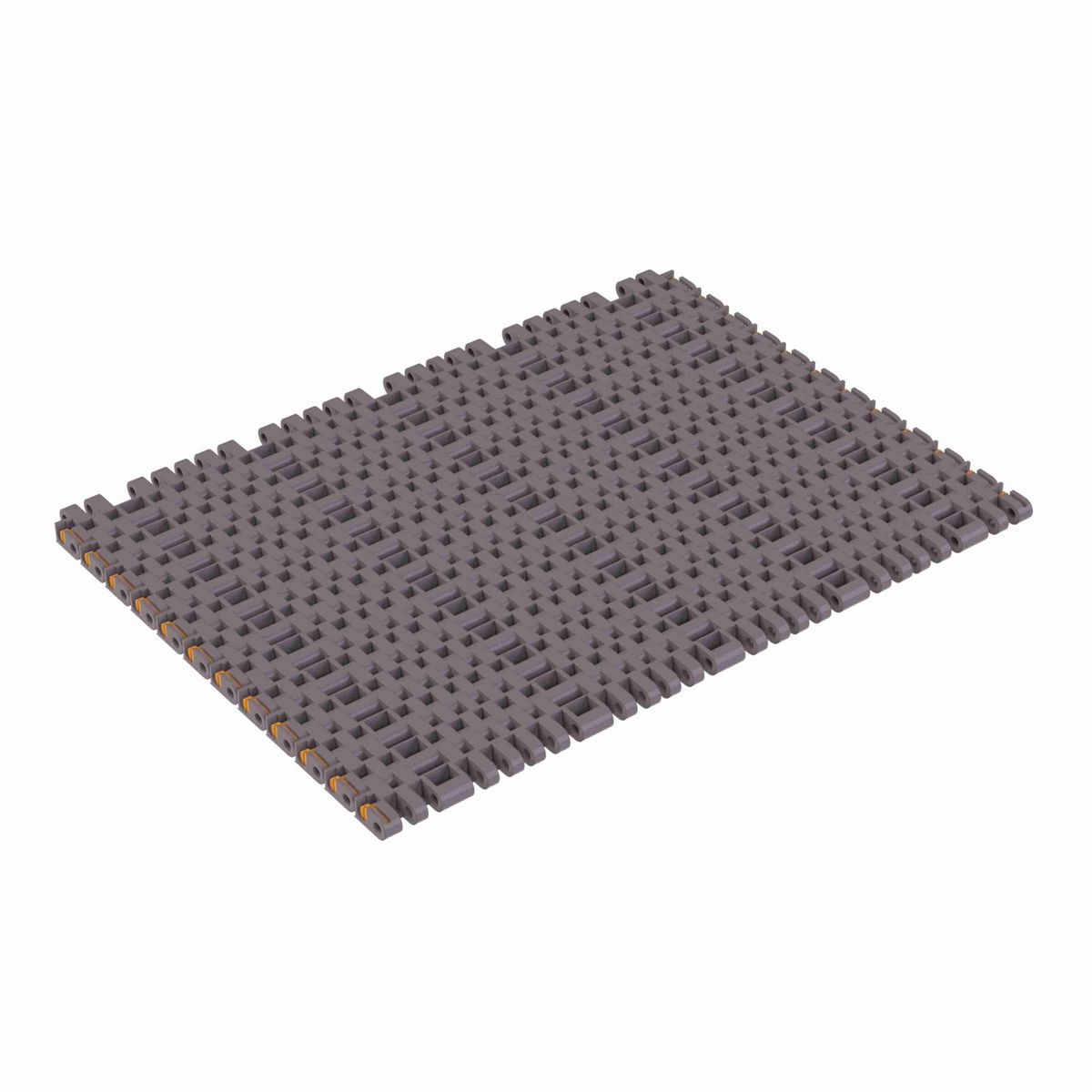 7705M Straight Running Solid Top, Material: Brown High Performance, Width: 425mm, Pitch: 1in - HP7705-425