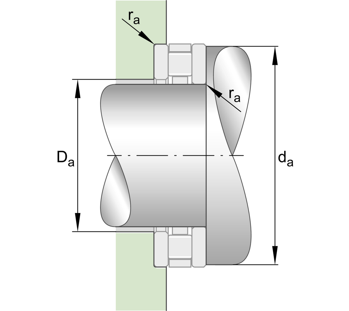 Упорный цилиндрический роликоподшипник INA 81222-TV (812 22 TN)
