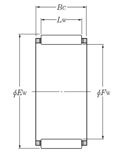 Игольчатый роликоподшипник NTN KBK14X18X15.8X5
