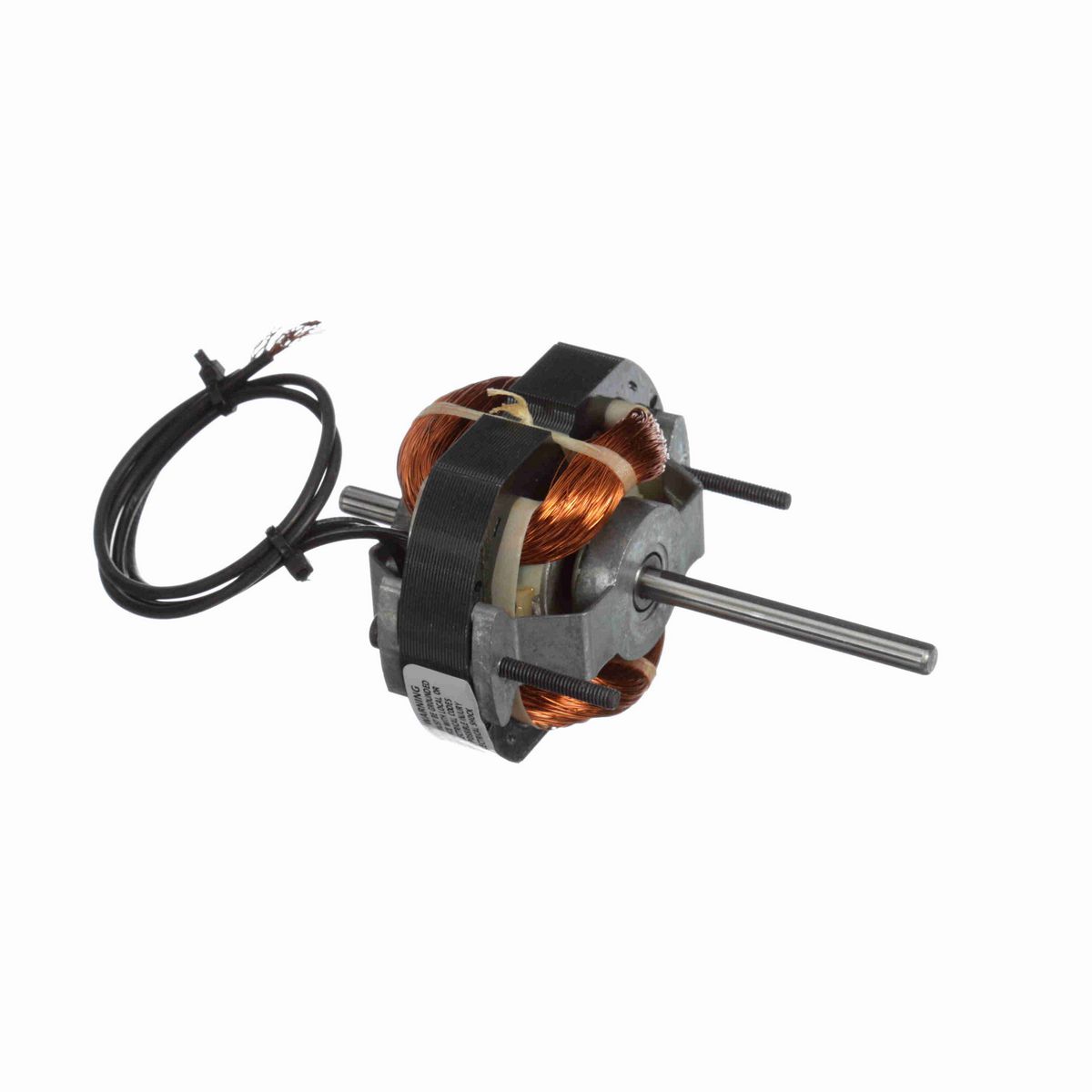 FASCO Fan and Blower Motor, 1/85 HP, 1 Ph, 60 Hz, 115 V, 3000 RPM, 1 Speed, 3.3" Diameter, OPEN - D200