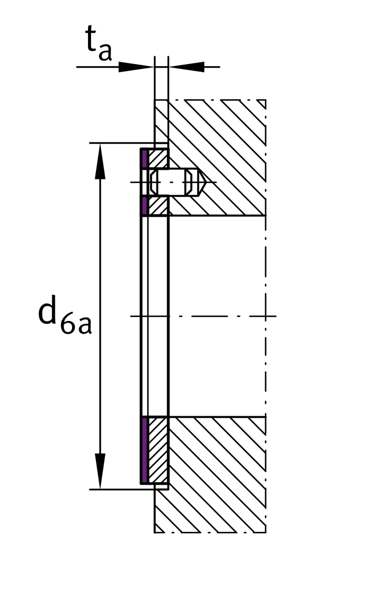 Упорная шайба INA EGW38-E50