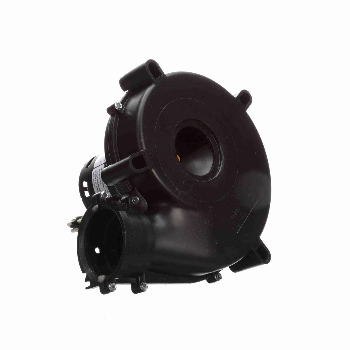 Round Outlet Permanent Split Capacitor OEM Replacement Draft Inducer Blower, 115 Volts, Flange: Yes - A158