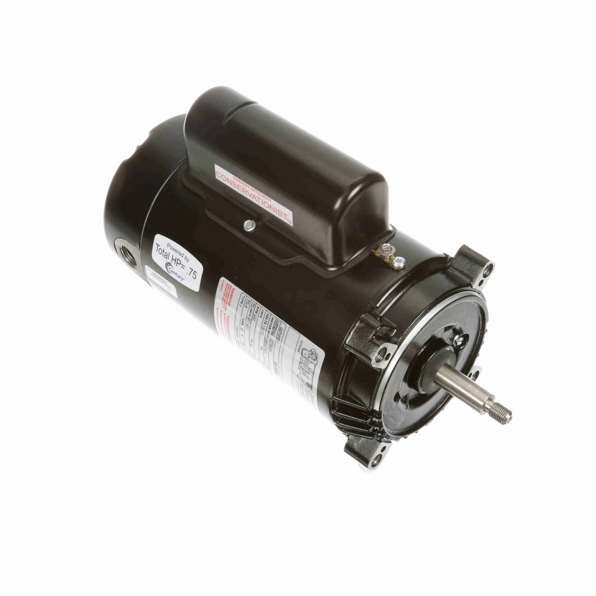 Pool Pump Motor, 0.75 HP, 1 Ph, 60 Hz, 115/230 V, 3600 RPM, 56J Frame, ODP - UCT1072V1