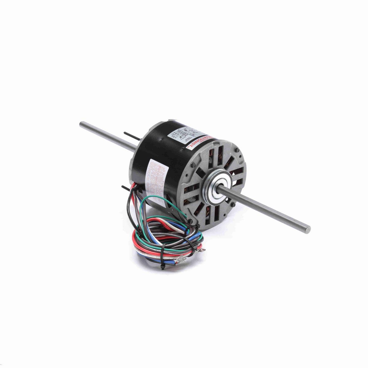 Fan Coil & Air Conditioner Motor, 1/3 HP, 1 Ph, 60 Hz, 208-230 V, 1075 RPM, 3 Speed, 48 Frame, SEMI ENCLOSED - RA1036