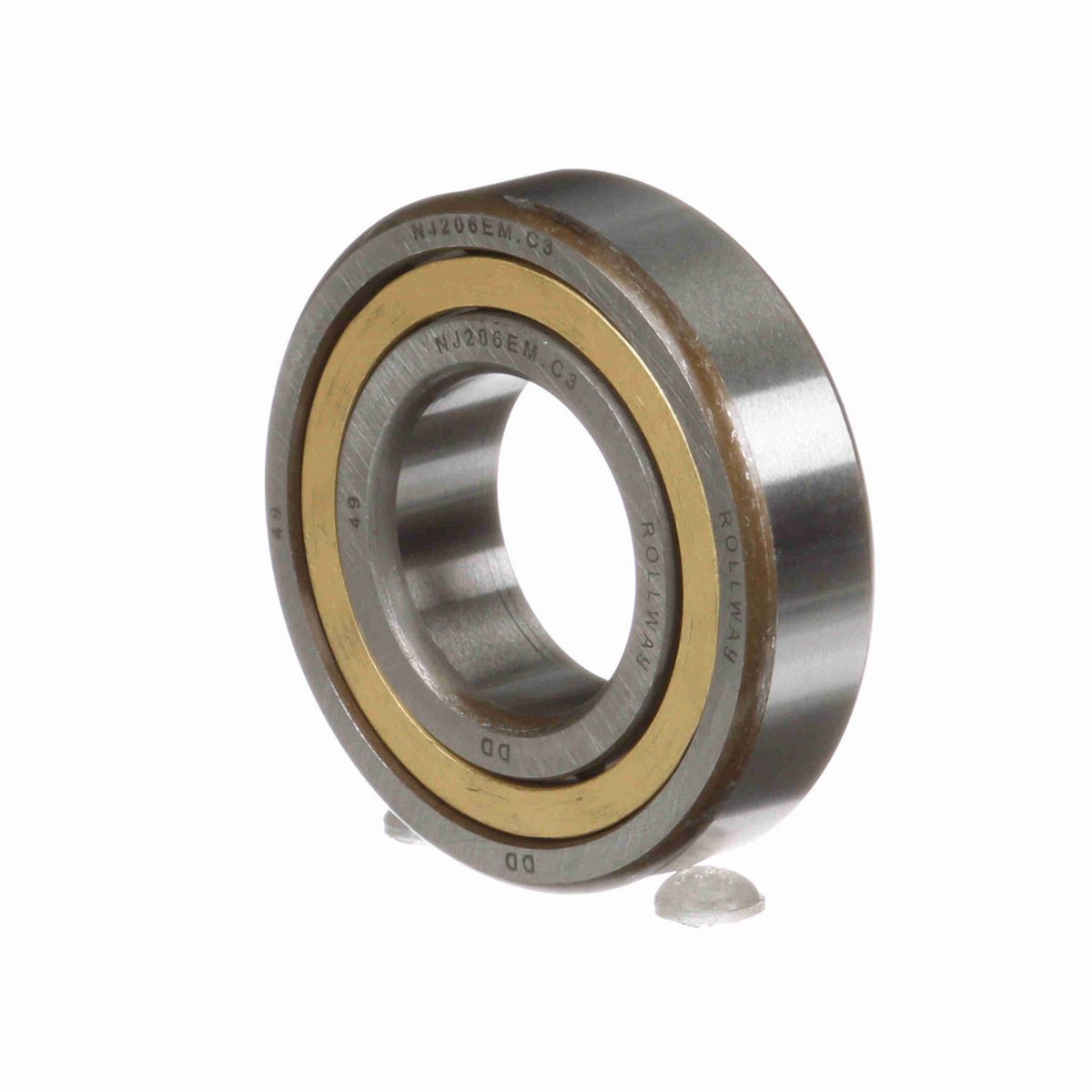 Radial Cylindrical Roller Bearing – Caged Roller - Straight Bore - Unsealed - NJ 206 EM C3