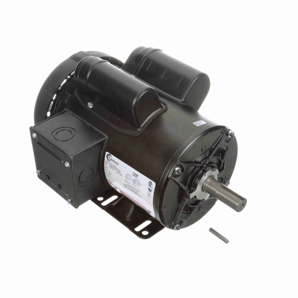 General Purpose Farm Duty Motor, 1.5 HP, 1 Ph, 60 Hz, 115/230 V, 1800 RPM, 145 Frame, TEFC - K103V1