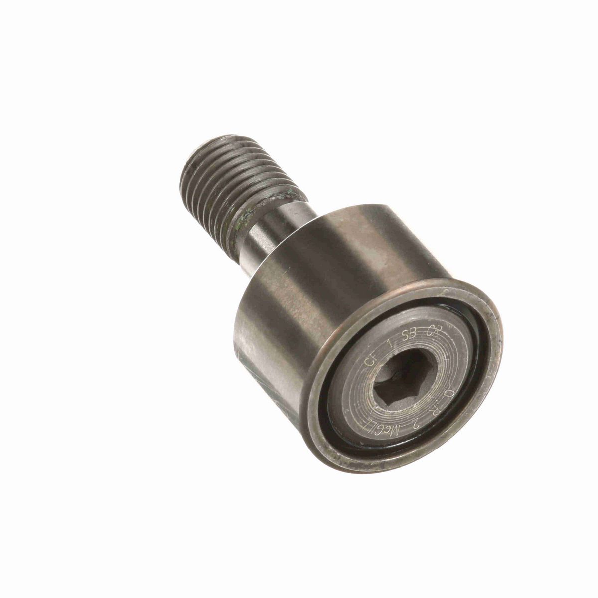Опорный ролик с цапфой McGill CAMROL CF 1 SB CR, цилиндрический, из высокоуглеродистой нержавеющей стали, с уплотнением, с шестигранным отверстием