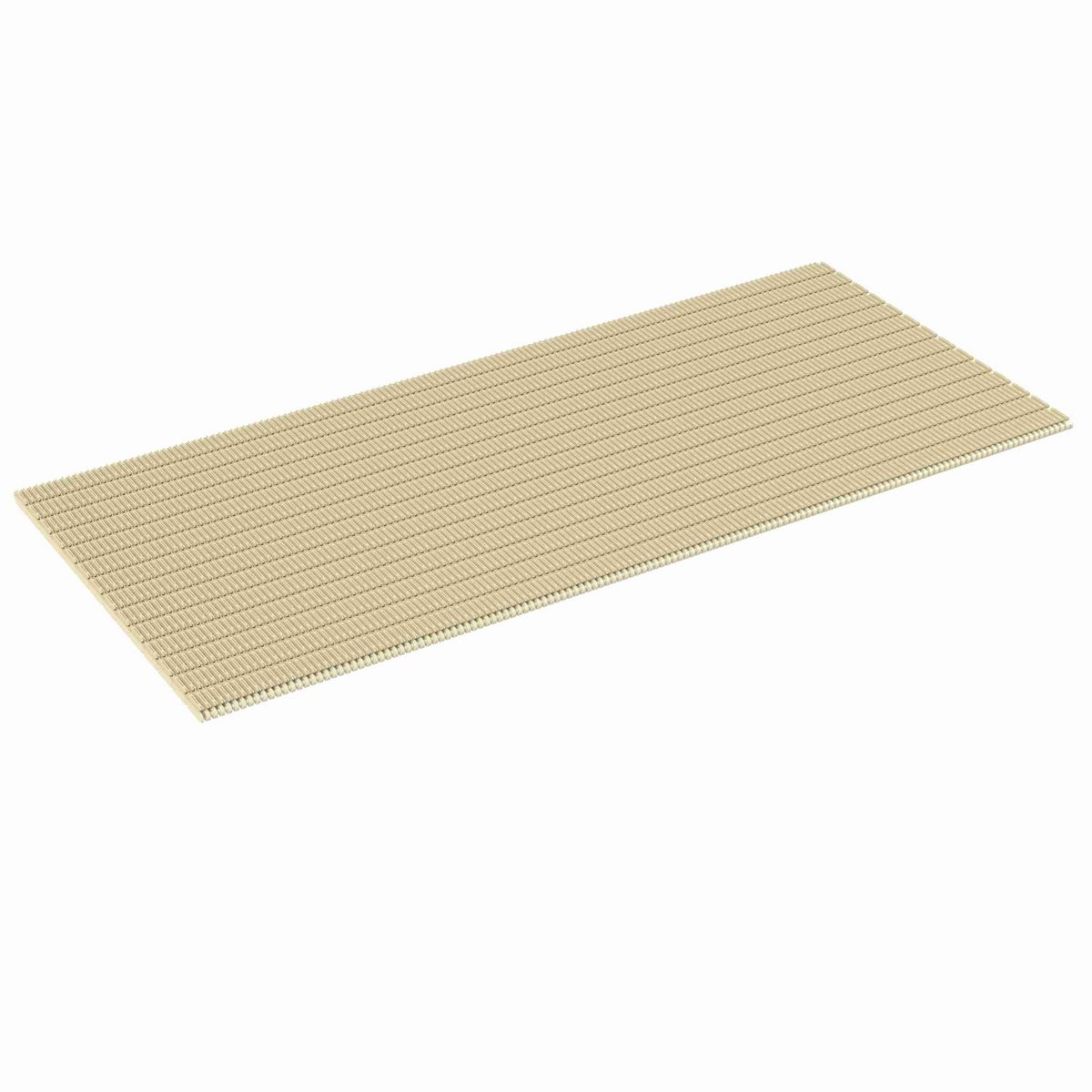 5997 Straight Running Raised Rib, Material: Beige High Temperature, Width: 168in, Pitch: 2.25in - HT5997-168