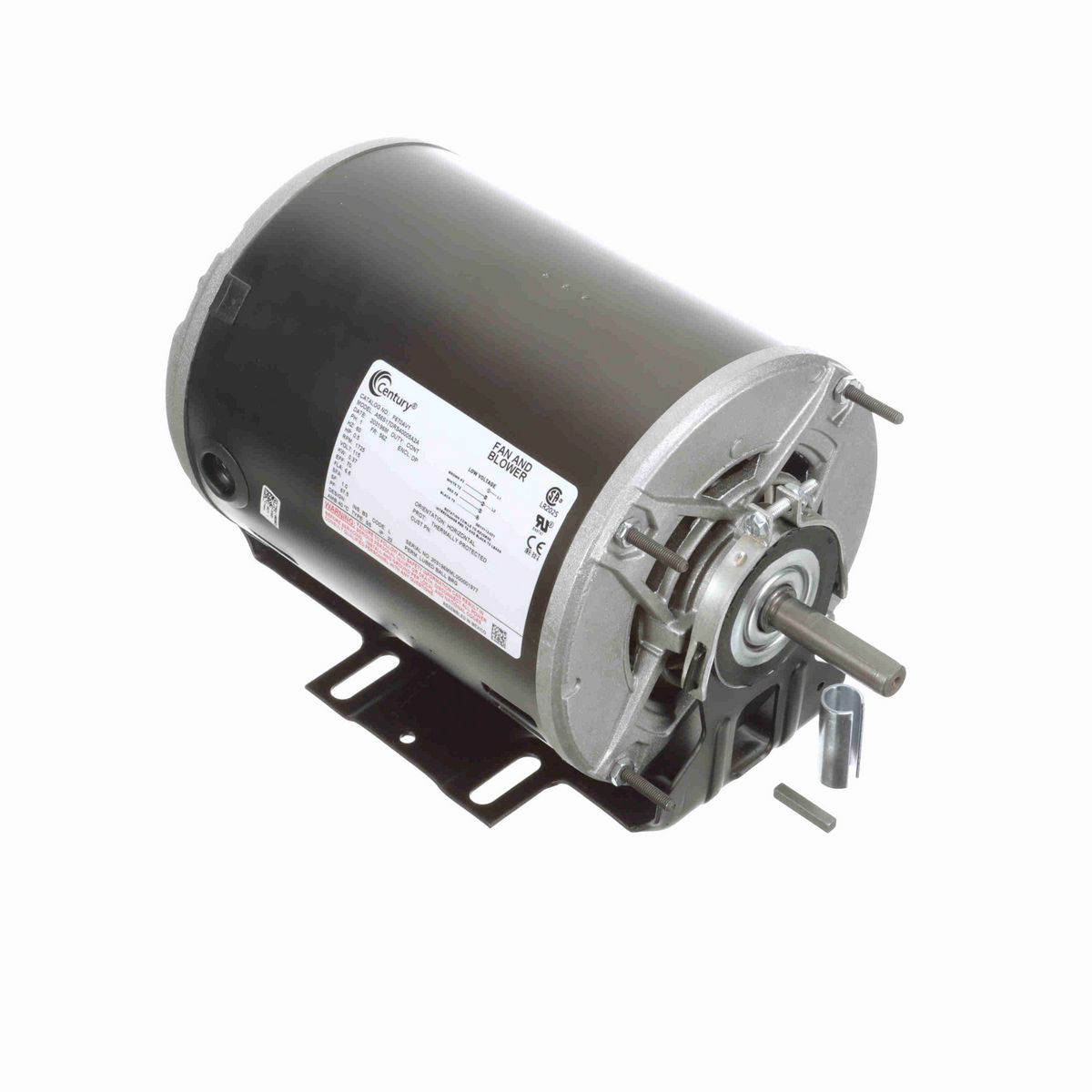 Fan and Blower Motor, 0.5 HP, 1 Ph, 60 Hz, 115 V, 1800 RPM, 56Z Frame, DP - F670AV1