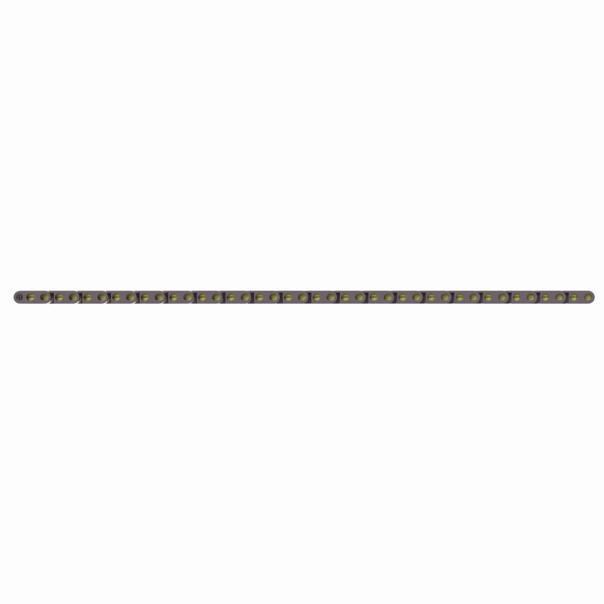 8505 Straight Running Solid Top, Material: Brown High Performance, Width: 10in, Pitch: 0.75in - HP8505-10