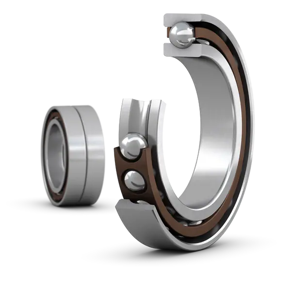 Согласованный комплект двух прецизионных однорядных радиально-упорных шарикоподшипников типа D повышенной грузоподъёмности SKF 7005 CD/P4ADT