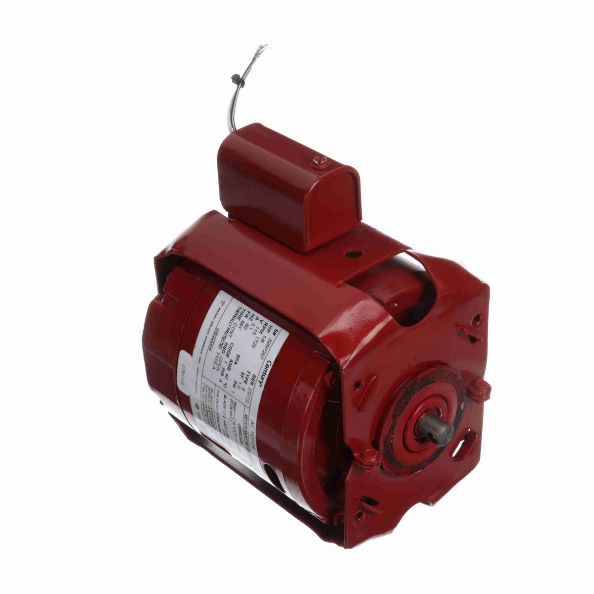 Circulator Pump Motor, 1/8 HP, 1 Ph, 60 Hz, 115 V, 1800 RPM, 48Y Frame, OPEN - OBG2004