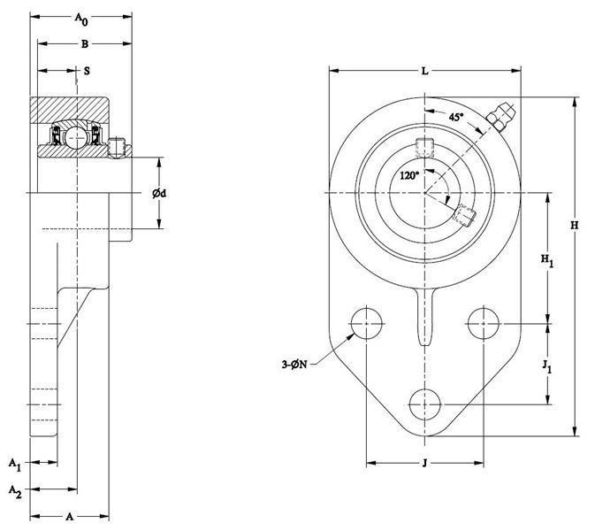 Подшипник Timken SUCSFB208/F