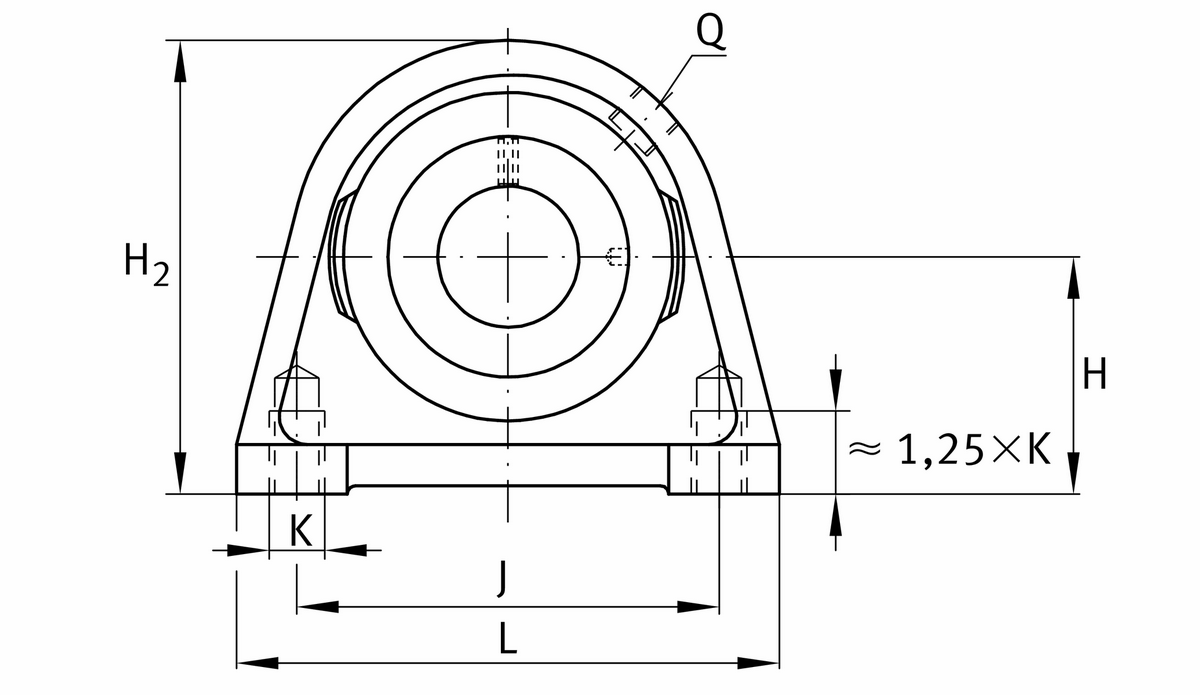 Узел стационарного корпуса PSHE50-XL-N (PSHE50-N)