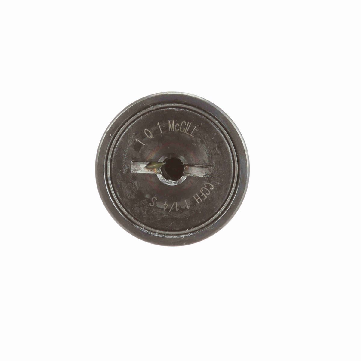 Опорный ролик с цапфой McGill Heavy Stud CAMROL CCFH 1 1/4 S, бочкообразный, с уплотнением, со шлицем под отвёртку, дюймовый