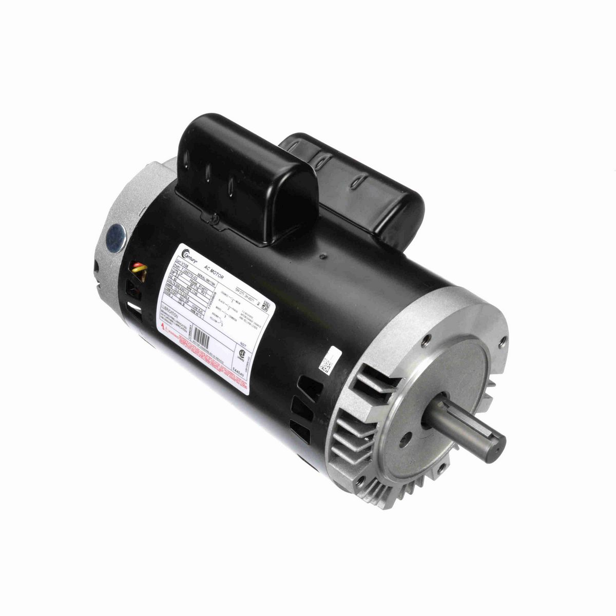General Purpose Motor, 2.0 HP, 1 Ph, 60 Hz, 208-230/115 V, 1800 RPM, R145TC Frame, DP - V108