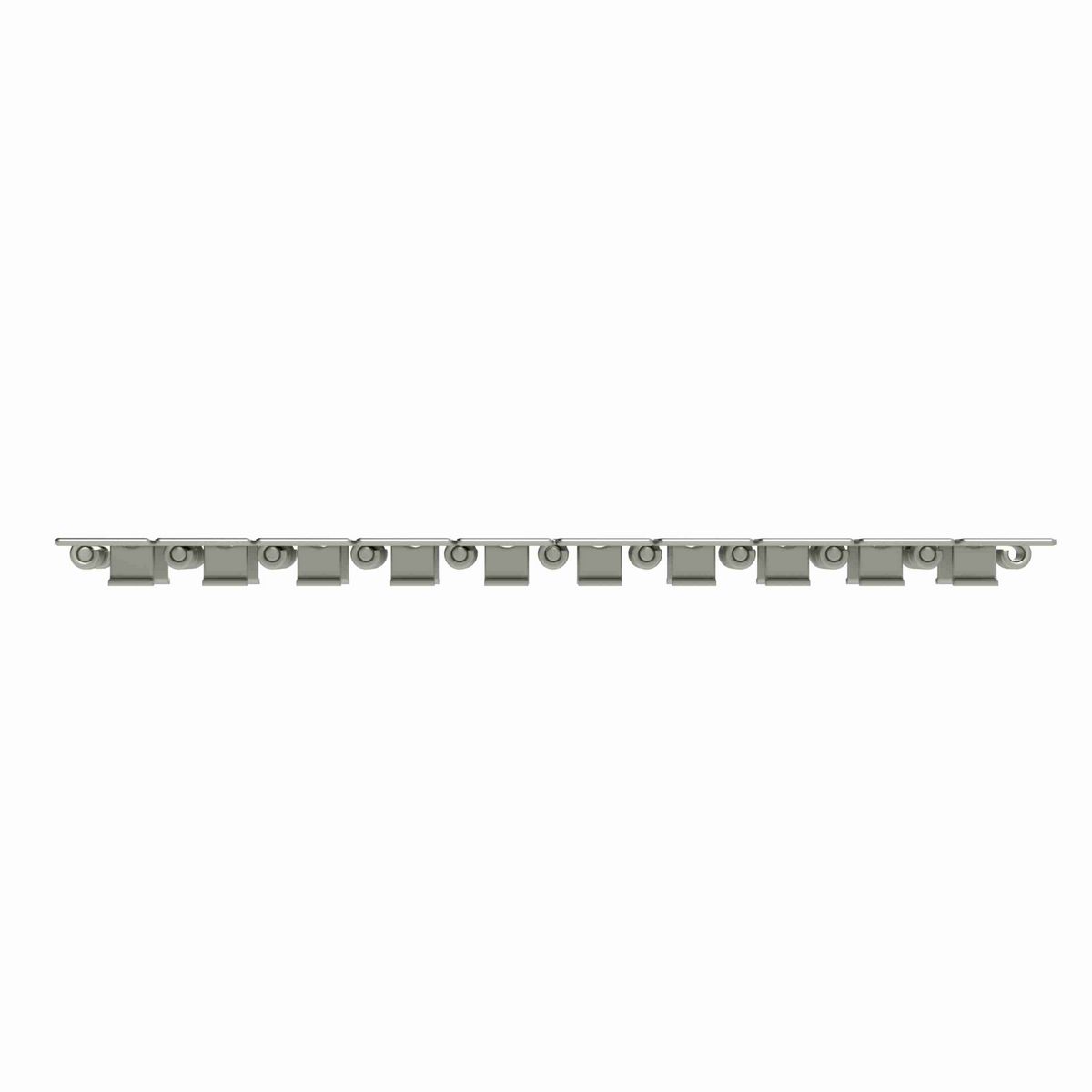 815TAB Straight Running Solid Top, Material: Carbon Steel, Width: 7.5in, Pitch: 1.5in - 763.93.72