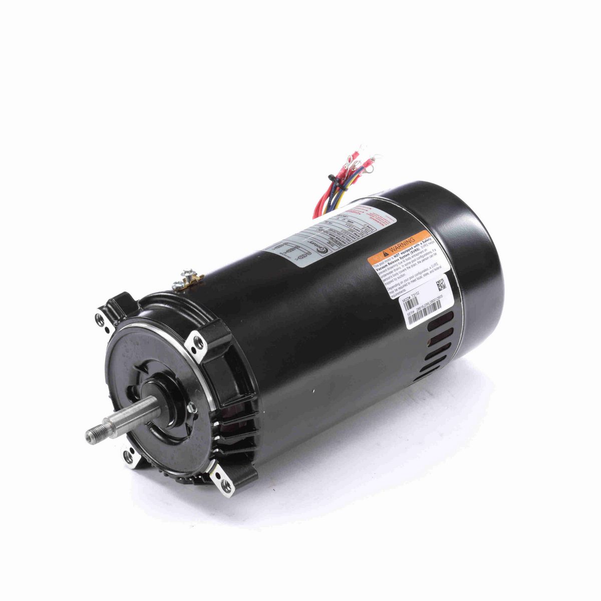 Pool Pump Motor, 1 1/2 HP, 3 Ph, 60 Hz, 208-230/460 V, 3600 RPM, 56J Frame, ODP - T3152
