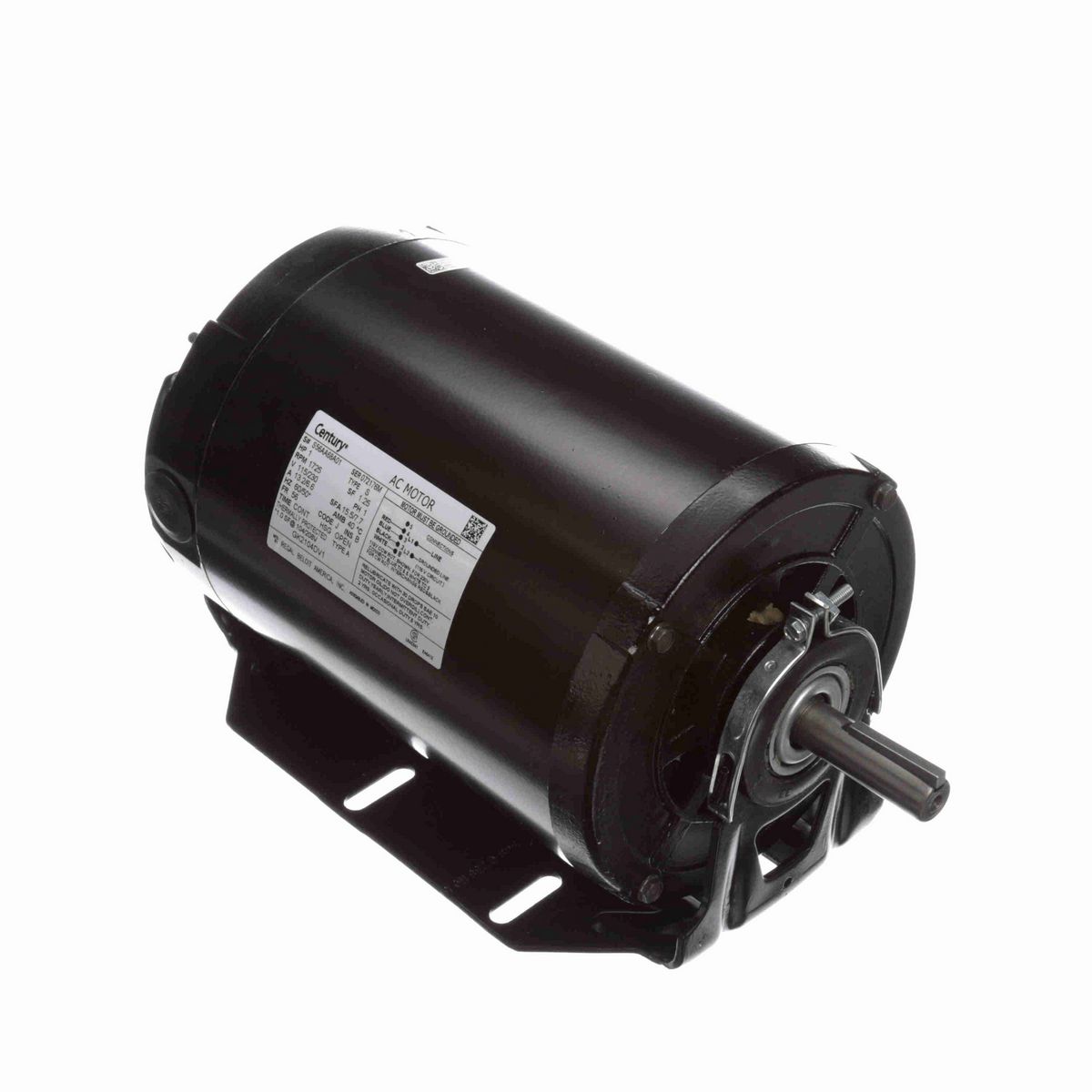 Fan and Blower Motor, 1 HP, 1 Ph, 60/50* Hz, 115/230 V, 1800 RPM, 56 Frame, OPEN - GK2104DV1