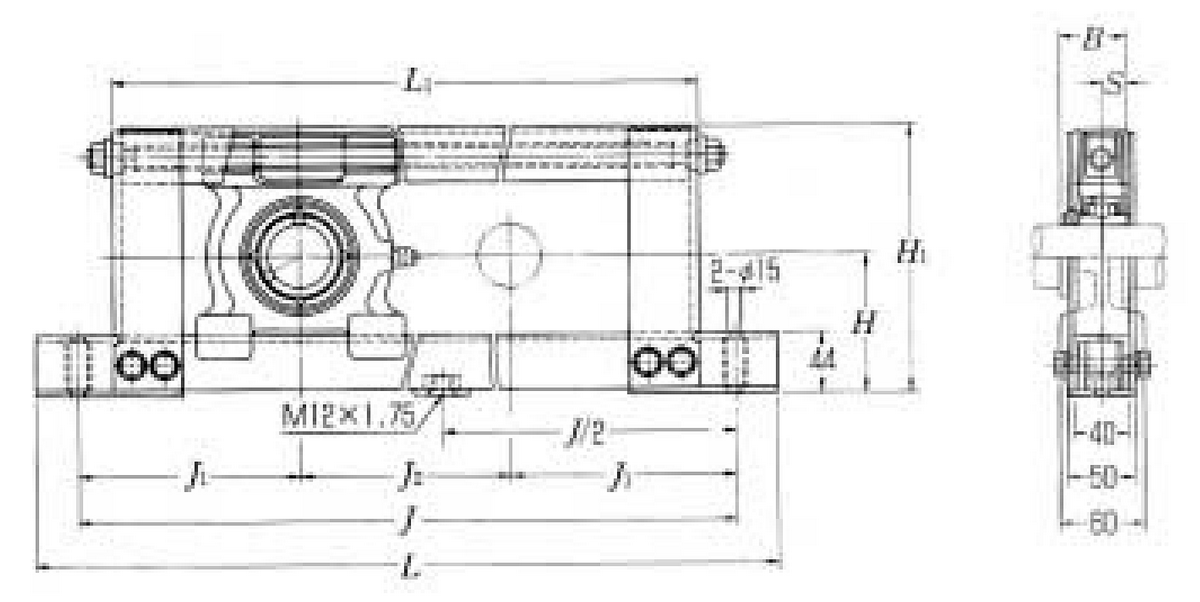 Опорный подшипниковый узел NSK ZM-UKP213D1 X AS3S, литой корпус