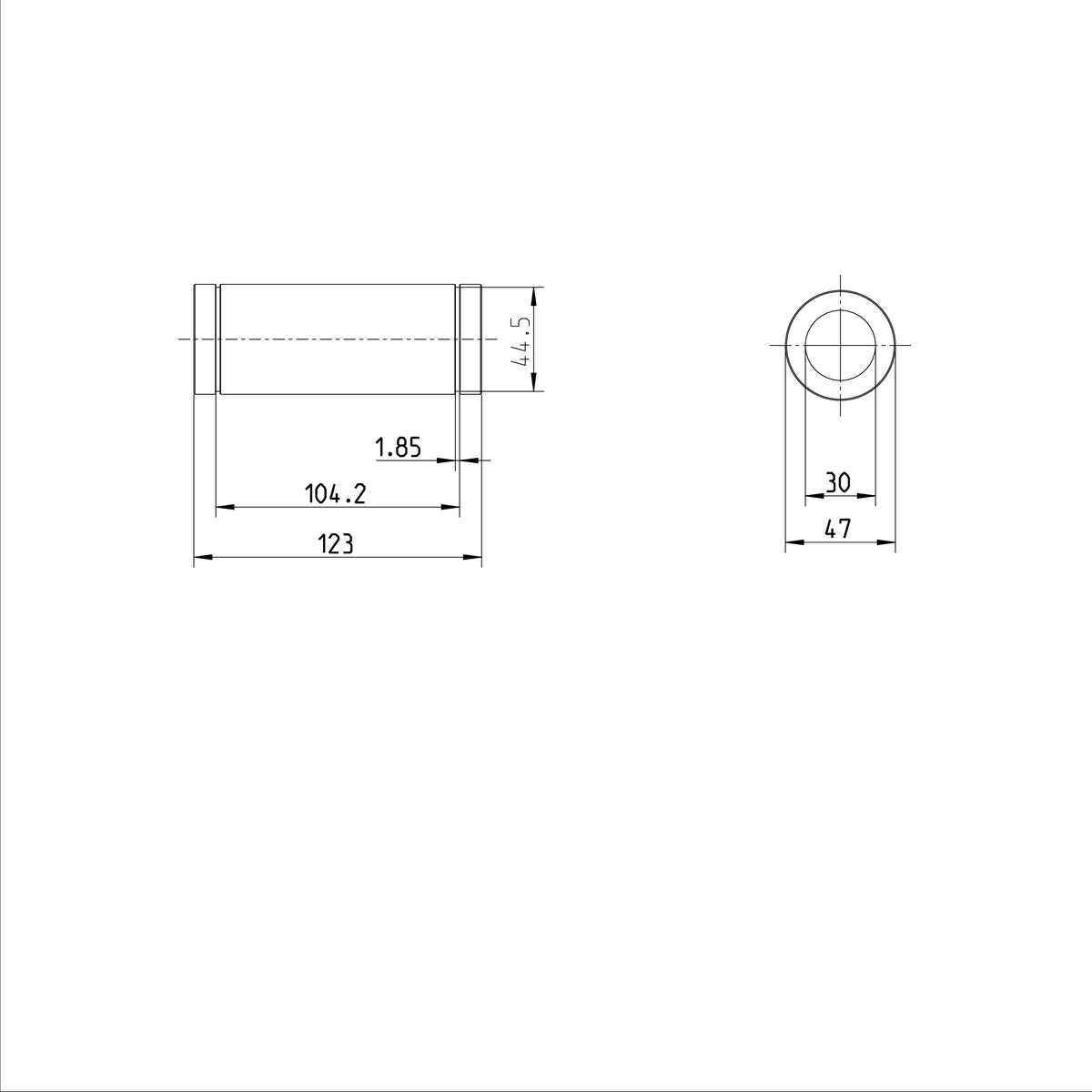 Стандартная линейная втулка Bosch Rexroth KBMT-30-DD [R065053000]