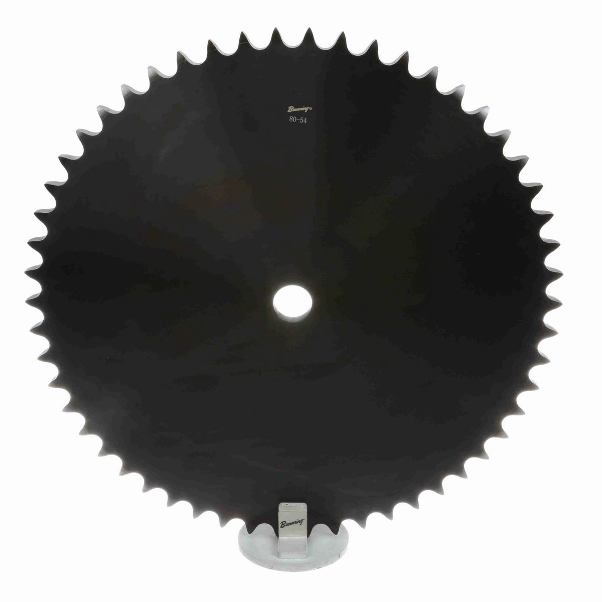 Browning Steel Minimum Plain Bore Roller Chain Sprocket - 80A54