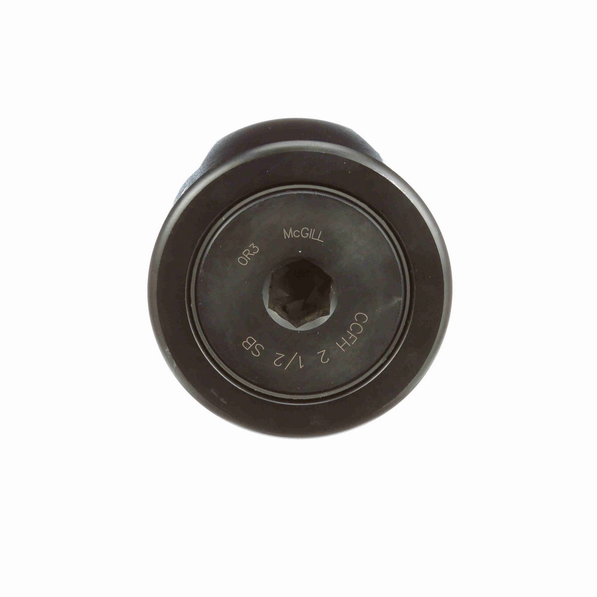 Опорный ролик с цапфой McGill Heavy Stud CAMROL CCFH 2 1/2 SB, бочкообразный, с уплотнением, с шестигранным отверстием, дюймовый