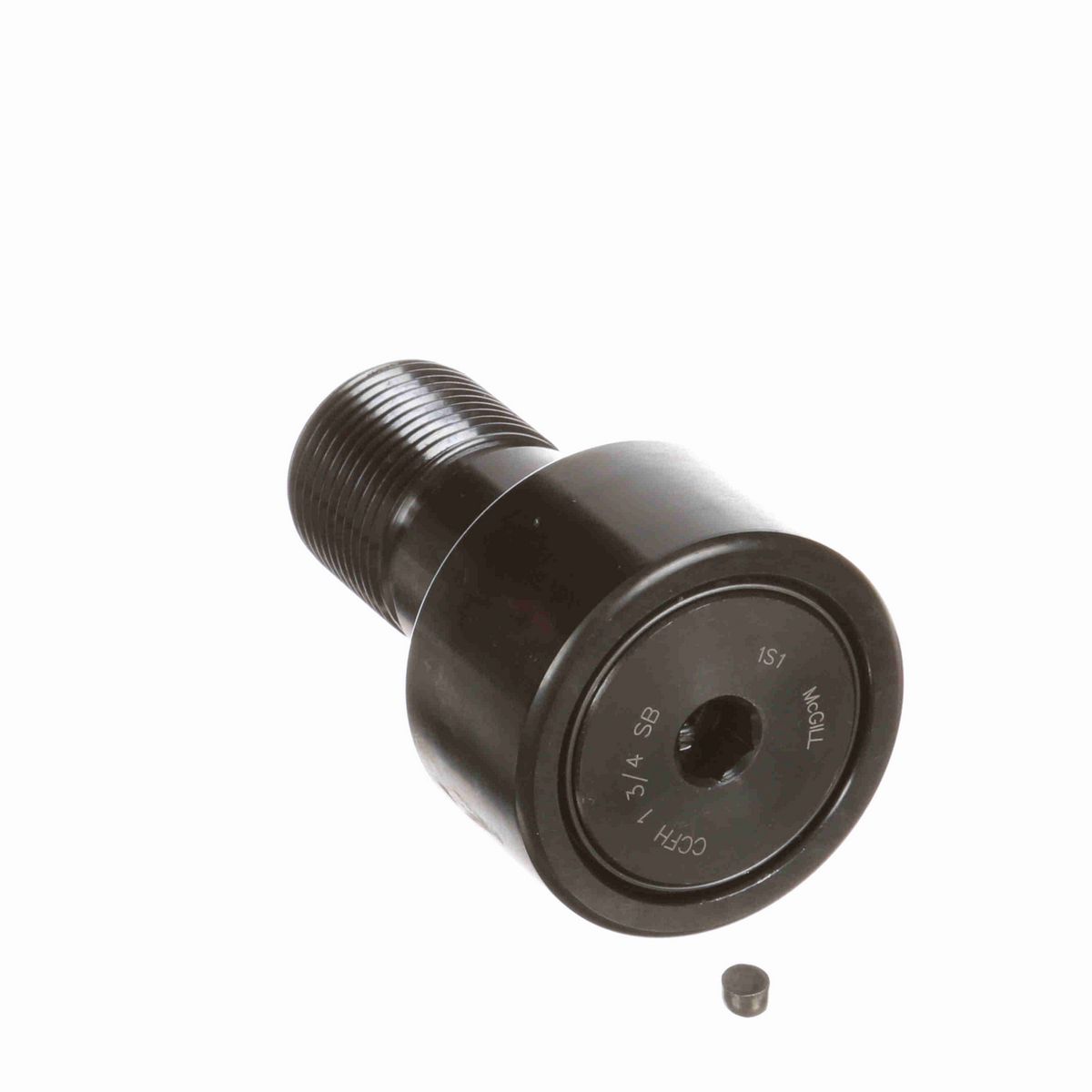 Опорный ролик с цапфой McGill Heavy Stud CAMROL CCFH 1 3/4 SB, бочкообразный, с уплотнением, с шестигранным отверстием, дюймовый