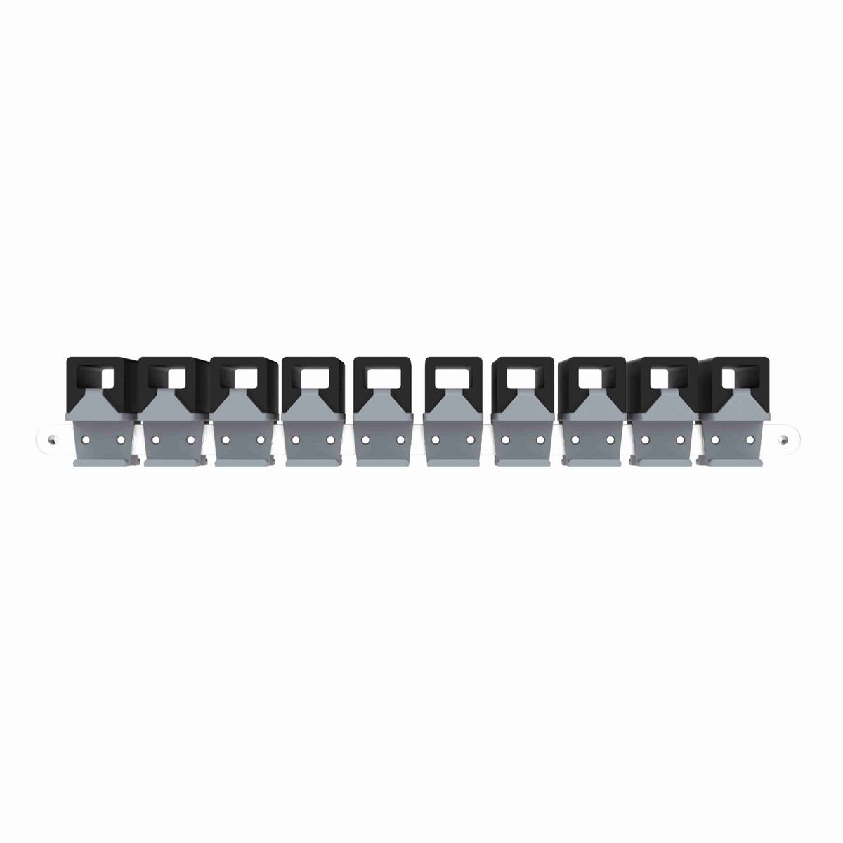 1873TAB SideGrip™ Side-flexing, Material: Silver Platinum Series, Width: 3.75in, Pitch: 1.5in - 81430574