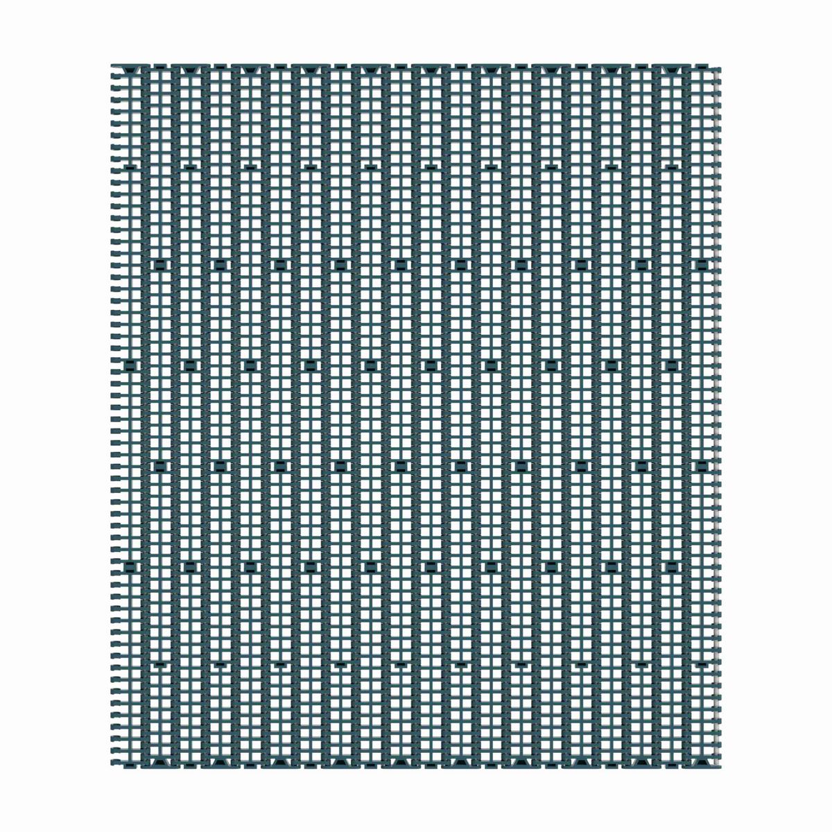 1000FG Straight Running Flush Grid, Material: Green Low Friction Acetal, Width: 595mm, Pitch: 1in - 817.40.16
