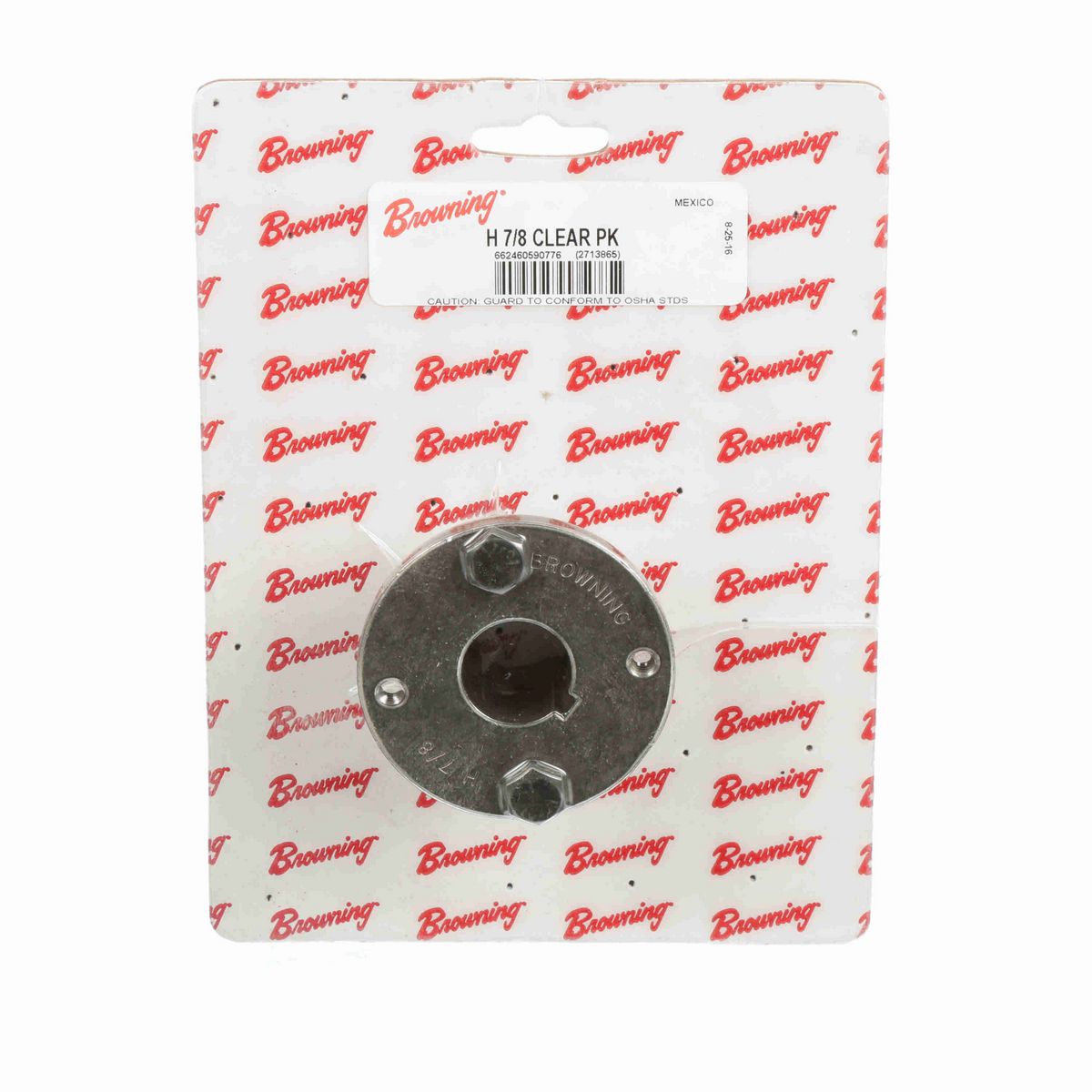 Browning Split Taper Bushing - Inch Bore Type - H 7/8 CLEAR PK