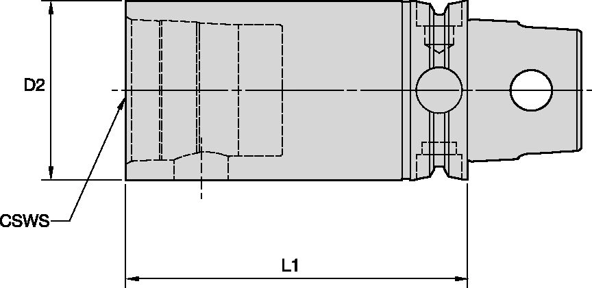 KM ﻿Extensions - Reducers Kennametal S - Extensions [3950179]