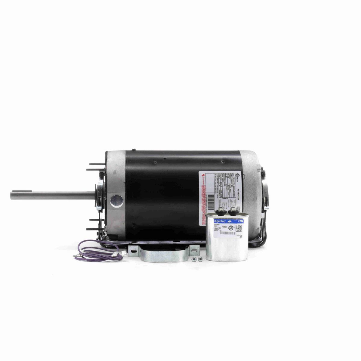 Century Condenser Fan Motor, 1.5 HP, 1 Ph, 60 Hz, 208-230/460 V, 1200 RPM, P56Y Frame, TEAO - FB1156TE