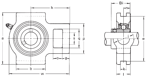 Подшипниковый узел ASAHI type UCT 200, UCT 206 [502377]