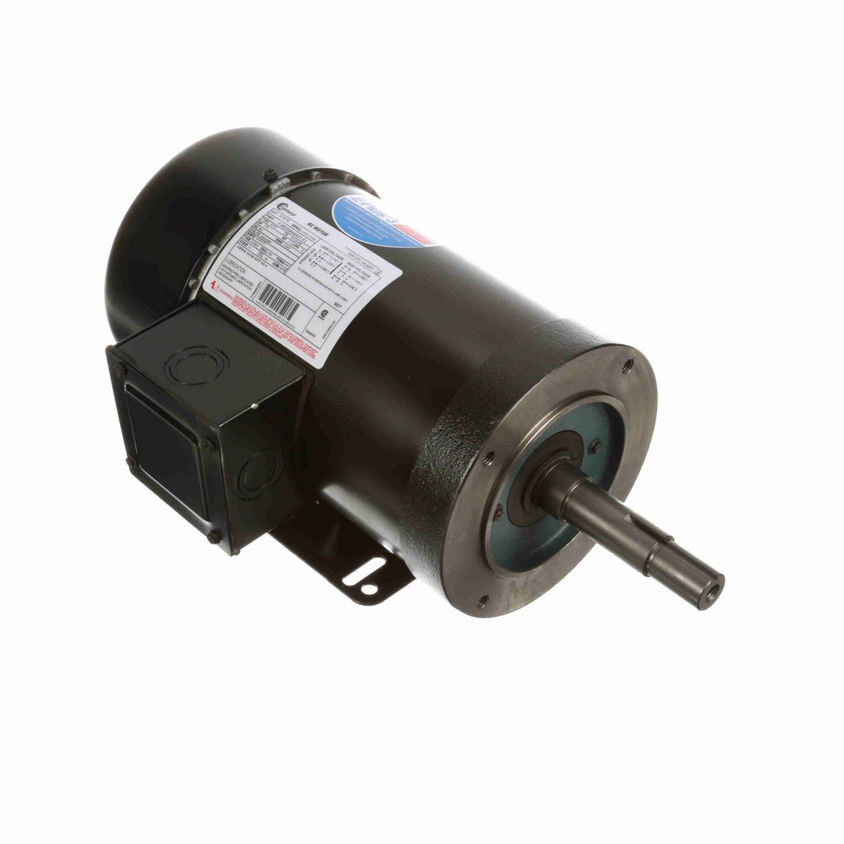 Close-Coupled Pump Motor, 1.5 HP, 3 Ph, 60 Hz, 230/460 V, 1800 RPM, N145JM Frame, TEFC - N161E
