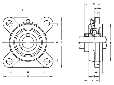 Подшипниковый узел ASAHI type UCFS 300, UCFS 313 [502793]
