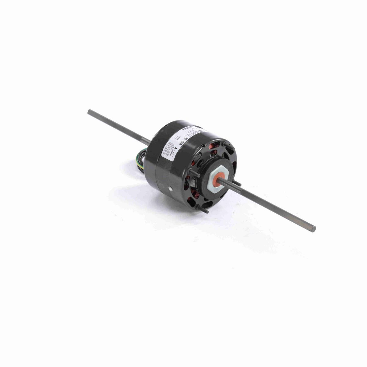 FASCO Fan Coil & Air Conditioner Motor, 1/15 HP, 1 Ph, 60 Hz, 115 V, 1550 RPM, 1 Speed, 4.4" Diameter, OAO - D329