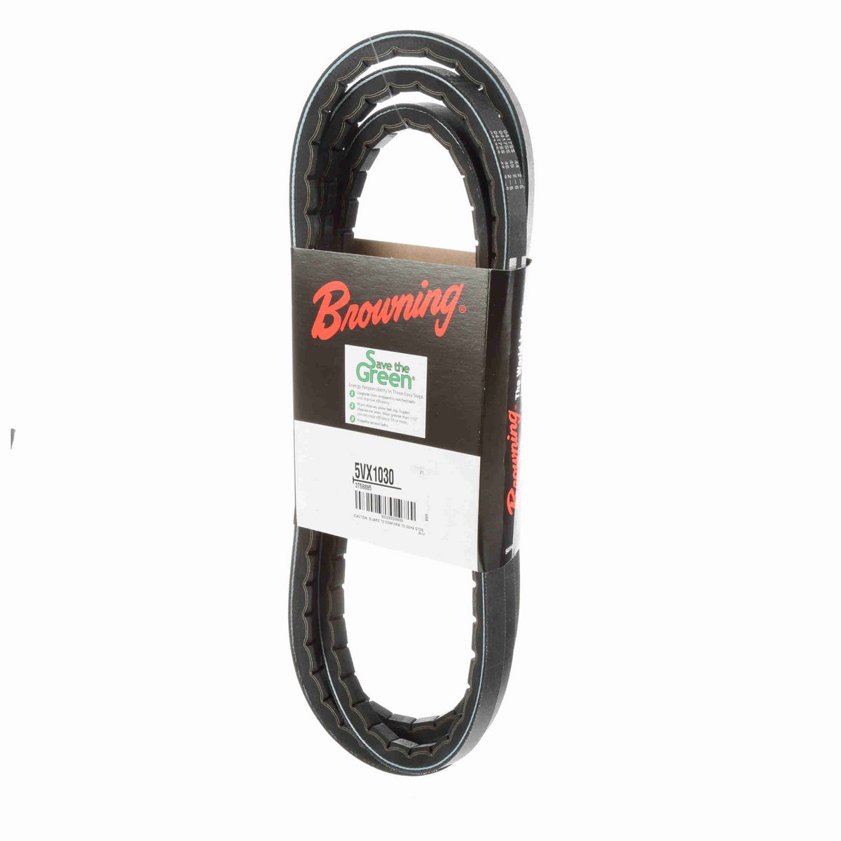 Browning EPDM Notched Belt 98% Efficient - 5VX1030